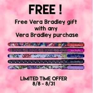 ! FREE ! Vera Bradley pen with purchase